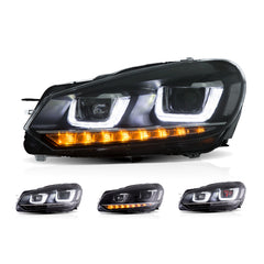 VLAND LED Headlights For VOLKSWAGEN Golf 6 MK6 2009-2014