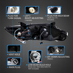 2010-2011 For Toyota Camry VLAND LED Headlights