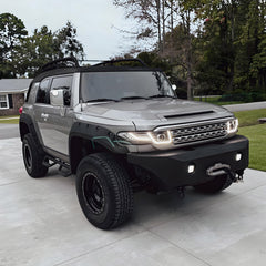VLAND LED Headlights With Grille for Toyota FJ Cruiser 2006-2022 Land Rover Style