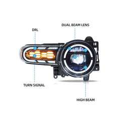 VLAND LED Headlights For 2006-2022 Toyota Fj Cruiser XJ10