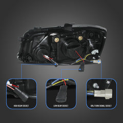 VLAND LED Headlights for Toyota Highlander 2001-2007