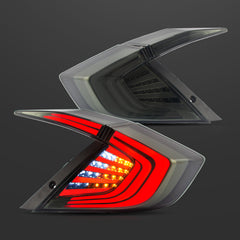 VLAND LED Tail Lights 2016-2018 For Honda Civic 10th Gen 4PCS