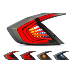 VLAND LED Tail Lights 2016-2018 For Honda Civic 10th Gen 4PCS