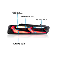VLAND LED Tail lights For Chevrolet Camaro 2016 2017 2018