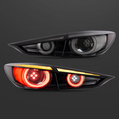 VLAND Full LED Tail Lights for Mazda 3 Axela Sedan 2014-2018