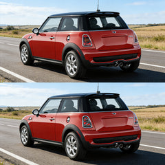 VLAND LED Taillights For 2007-2013 Mini Cooper(Hatch) R56 R57 R58 R59 With Amber Sequential Turn Signal