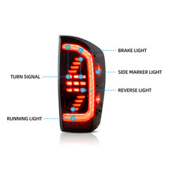 VLAND LED Taillights for Toyota Tacoma 2016-2023 With start-up animation