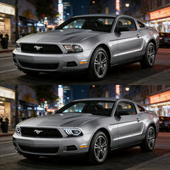 VLAND LED Headlights for Ford Mustang 2010-2014 with Sequential Turn Signals