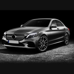 VLAND LED Headlights For 2015-2021 Mercedes Benz C-Class W205 With Blue DRL
