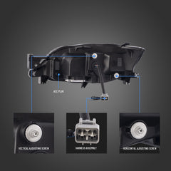 VLAND LED Headlights For Subaru Impreza 2008-2011 & WRX 2008-2014