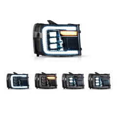 VLAND LED Headlights For 2007-2013 GMC Sierra 1500 2500HD 3500HD