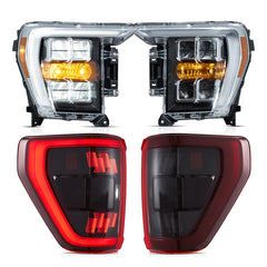 VLAND LED Headlight and Taillight Kit For Ford F150 2021 2022 2023