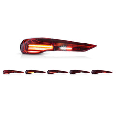 VLAND LED Taillights CSL Style For 2021-2024 BMW 4-Series M4 G22/G23/G26/G82/G83