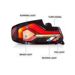 VLAND LED Taillights For 2014-2020 BMW 2 Series M2 F87 F22 F23