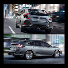 VLAND LED Taillights For 2016-2021 Honda Civic HatchBack with start-up animation