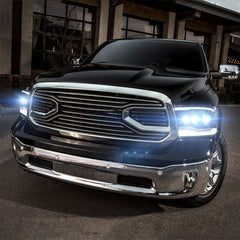 VLAND LED Headlights For 2009-2018 RAM 1500 2500 3500 with start-up blue DRL