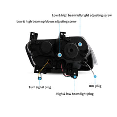VLAND LED Headlights For Dodge Charger 2011-2014