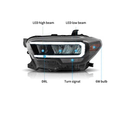 VLAND LED Headlights For 2016-2023 Toyota Tacoma
