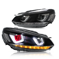 VLAND Dual Beam Projector Aftermarket Headlights For VOLKSWAGEN Golf 6 MK6 2009-2014