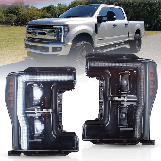 VLAND LED Headlights 2017-2019 For Ford F250 F350 F450 F550 Super Duty