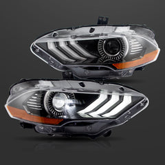 VLAND LED Headlights for Ford Mustang 2018-2023 RGB selectable