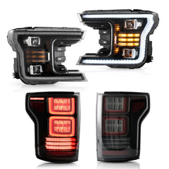 VLAND LED Headlight+Taillight kit For Ford F150 2018-2020