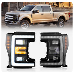 VLAND LED Headlights For 2017-2019 Ford F250 F350 F450 F550