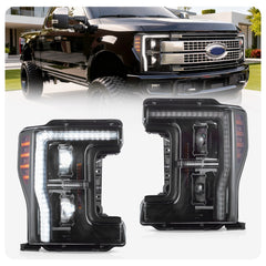 VLAND LED Headlights 2017-2019 For Ford F250 F350 F450 F550 Super Duty