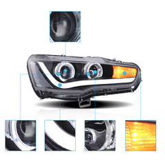 VLAND LED Headlights For Mitsubishi Lancer / EVO X 2008-2017