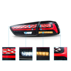 VLAND LED Tail lights For 2008-2017 Mitsubishi Lancer Sedan/EVO X Smoked