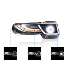 VLAND LED Headlights With Grille for Toyota FJ Cruiser 2006-2022 Land Rover Style