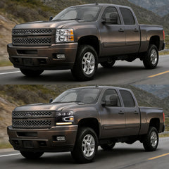 VLAND LED Headlights For Chevrolet Silverado 1500 2500HD 3500HD 2007-2013