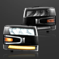 VLAND LED Headlights 2007-2013 Chevrolet Silverado 1500 2500HD 3500HD