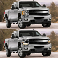 VLAND LED Headlights 2007-2013 Chevrolet Silverado 1500 2500HD 3500HD