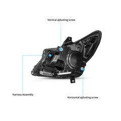 VLAND LED Headlights For 2016-2023 Mercedes Benz V-Class Metris /Vito W447