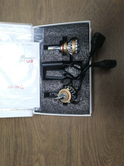 VLAND 2PCs D2S/H7/9005 LED Headlight Bulbs 35W 6000K Super Bright