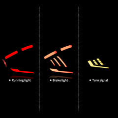 VLAND LED Taillights For 2016-2021 Honda Civic HatchBack with start-up animation