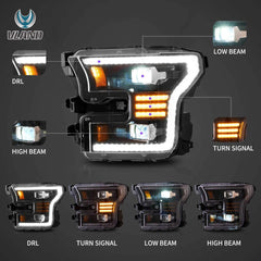 VLAND LED Headlights For Ford F150 2015-2017