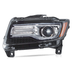 VLAND LED Headlights For 2011-2013 Jeep Grand Cherokee (WK2) W/ Startup Animation Blue DRL