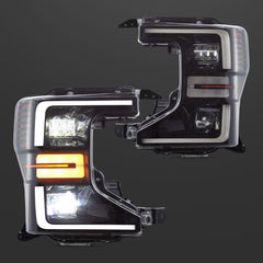 VLAND LED Headlights 2020-2022 For Ford F250 F350 F450 F550 Super Duty Halogen Models