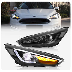 VLAND LED Headlights for 2015-2019 Ford Focus Mk III Facelift (mk 3.5)