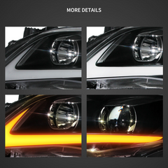 VLAND LED Headlights 2011-2013 For Toyota Corolla (E140/E150) Projector Aftermarket Front Lights