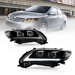VLAND LED Headlights 2011-2013 For Toyota Corolla (E140/E150) Projector Aftermarket Front Lights