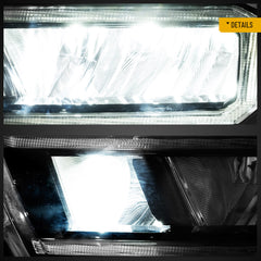 Vland For Toyota Tacoma 2016-2023 LED Reflection Bowl Headlights Assembly