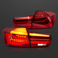 VLAND LED Tail Lights For 2012-2019 BMW 3 Series F30 With Sequential Amber Turn Signal