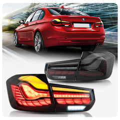 VLAND LED Tail Lights For 2012-2019 BMW 3-Series F30 F35 F80 with Sequential turn signal