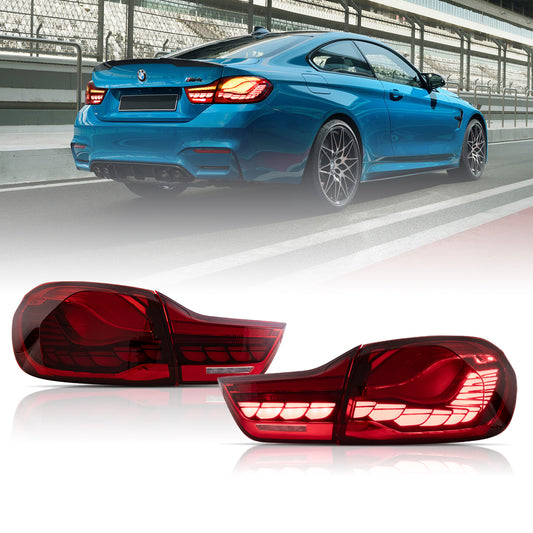 VLAND OLED Tail Lights 2014-2020 For BMW 4-Series M4 GTS F32 F82 Rear Lamps