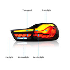 VLAND OLED Tail Lights 2014-2020 For BMW 4-Series M4 GTS F32 F82 Rear Lamps