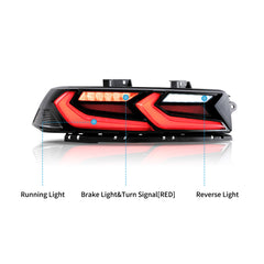VLAND LED Taillights 2014 2015 For Chevrolet Camaro 5th Gen Rear Lights Assembly