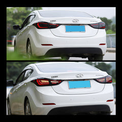 VLAND LED Tail Lights for Hyundai Elantra 2011-2016 With Sequential Turn Signal